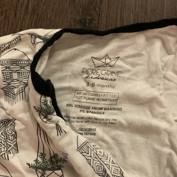 Bamboo Peregrine Onesie 3-6 months - Picture 3 of 3